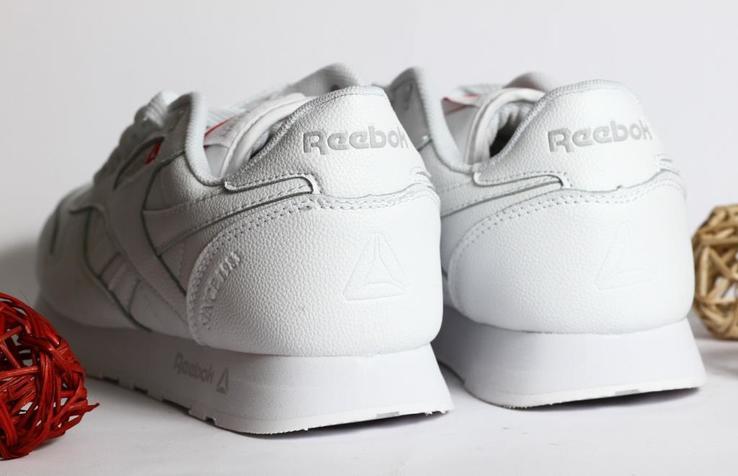 0242 Кроссовки Reebok Искусственная кожа Белые 44 размер 28,7 см стелька, фото №7