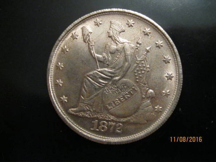 1 Доллар 1872 г. Копия, фото №2