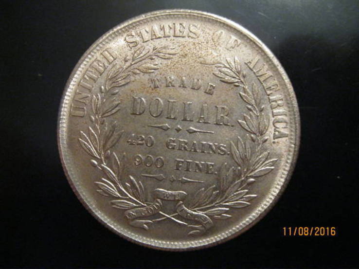 1 Доллар 1872 г. Копия, фото №3