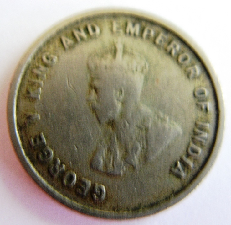 Стрейтс Сеттлементс 5 серебряных центов 1920 "Георгий V", фото №2