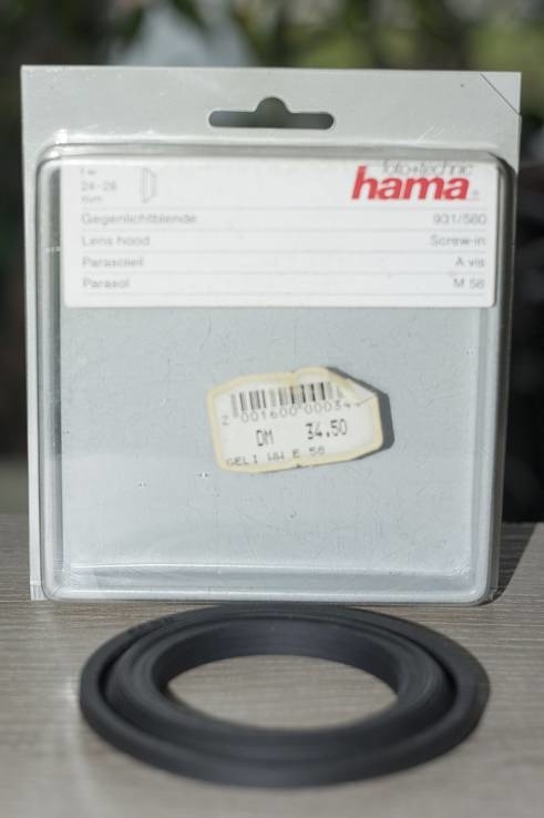 Бленда резиновая широкоугольная, «HAMA», 58mm., photo number 3