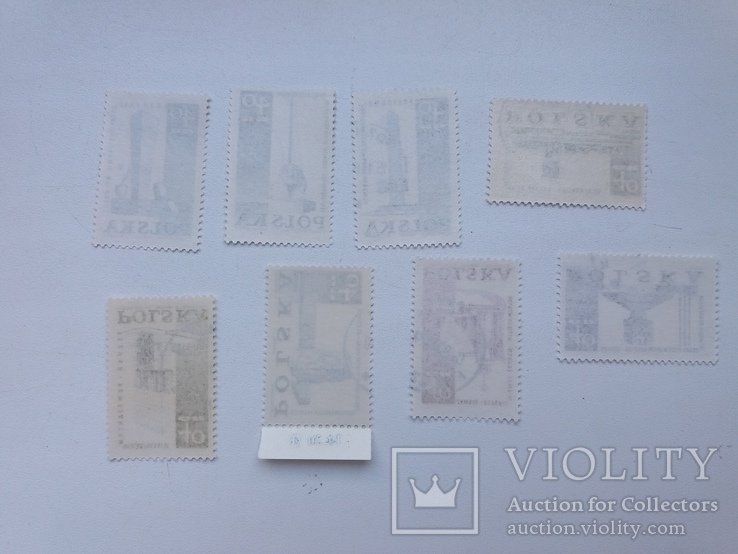 Набір з 8 марок Польща, фото №3