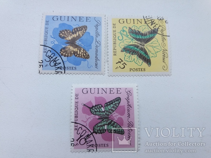 Набір з 3 марок Гвінея