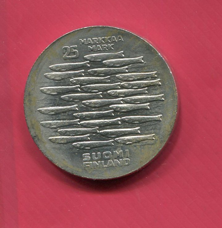 Финляндия 25 марок 1979 aUNC Турку, фото №3