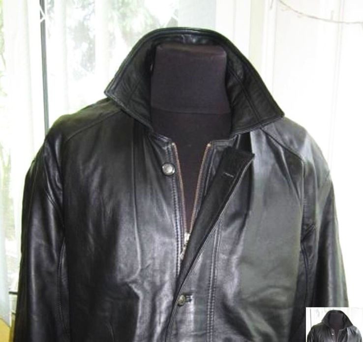Оригинальная большая кожаная мужская куртка PETROL JACKET. Лот 159, photo number 2