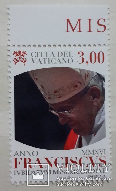 2016 Ватикан Vatican City 3.00 € євро MNH, фото №2