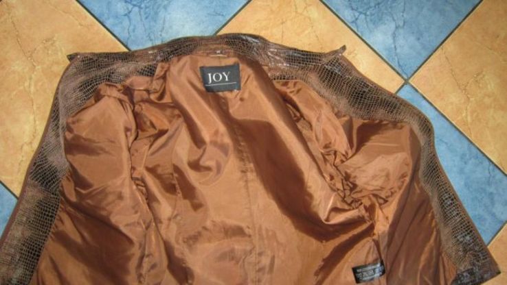 Оригинальная женская кожаная куртка JOY. Лот 214, фото №5