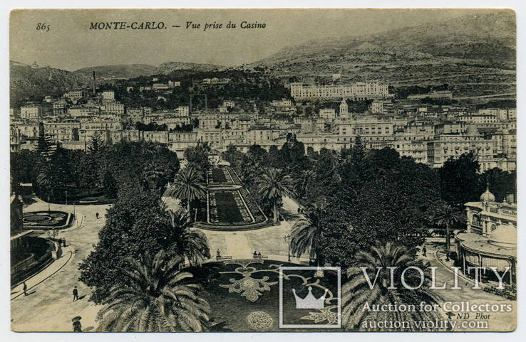 Монте-Карло. Вид на казино. 1908 г., фото №2