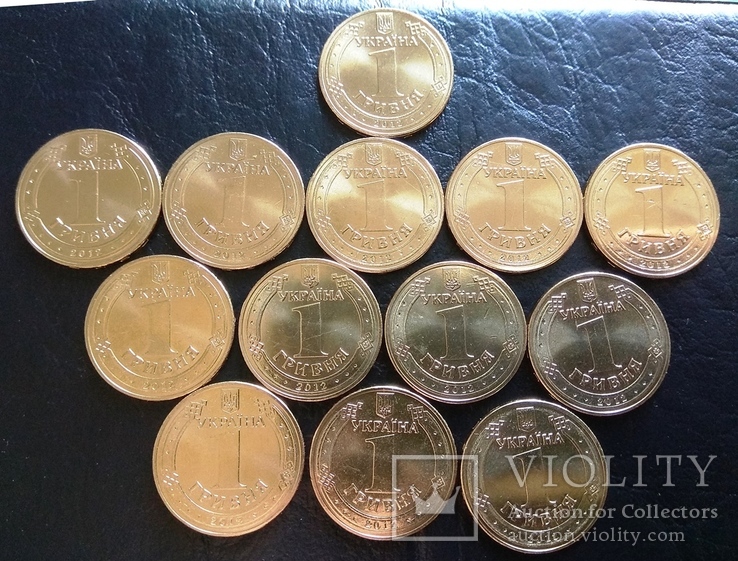 Набор сувенирных монет "Легенды футбола Украины" 13 шт, фото №3