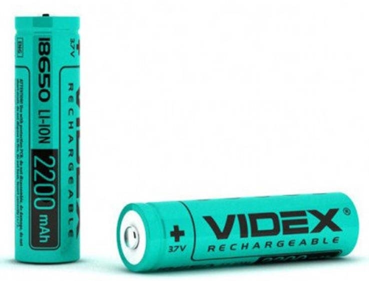 Аккумулятор Videx 18650 2200mah в лоте 1шт - №1