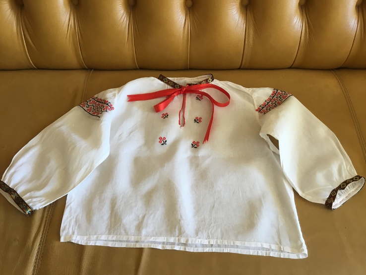 Блузка вышиванка на девочку 4-5 лет, фото №2