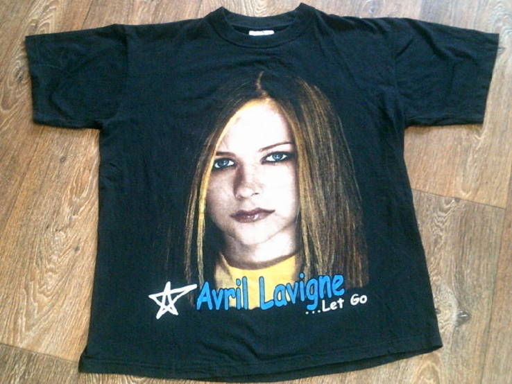 Avril Lavigne - черная футболка разм.L, фото №2