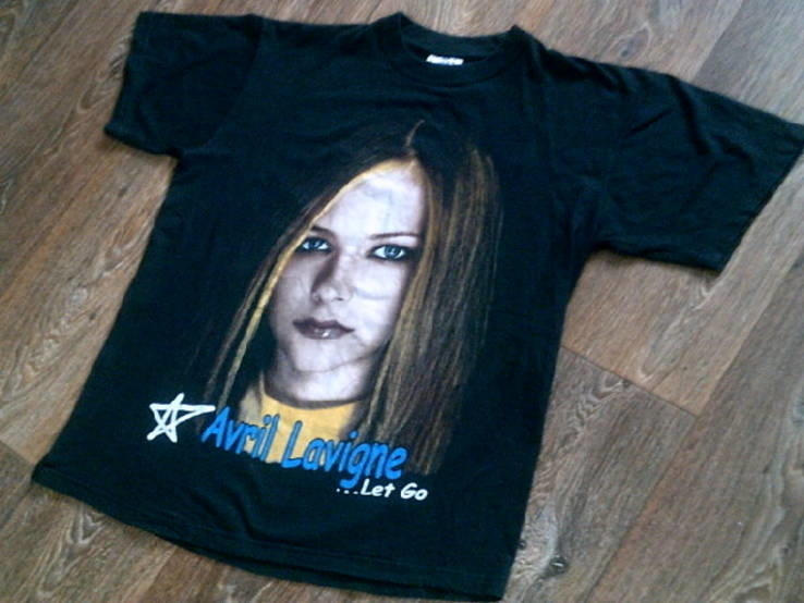 Avril Lavigne - черная футболка разм.L, фото №3