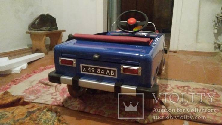 Детская педальная машинка Львовьянка СССР, фото №3
