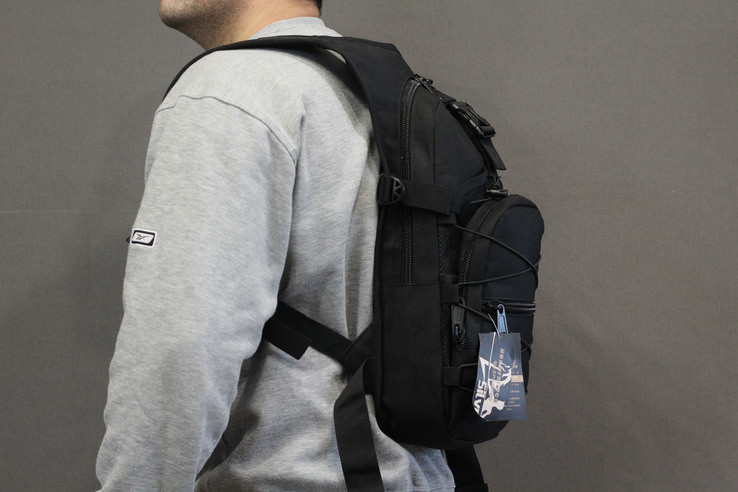 Тактический (городской) рюкзак Oxford 600D с системой M.O.L.L.E Black (303 черный), фото №4