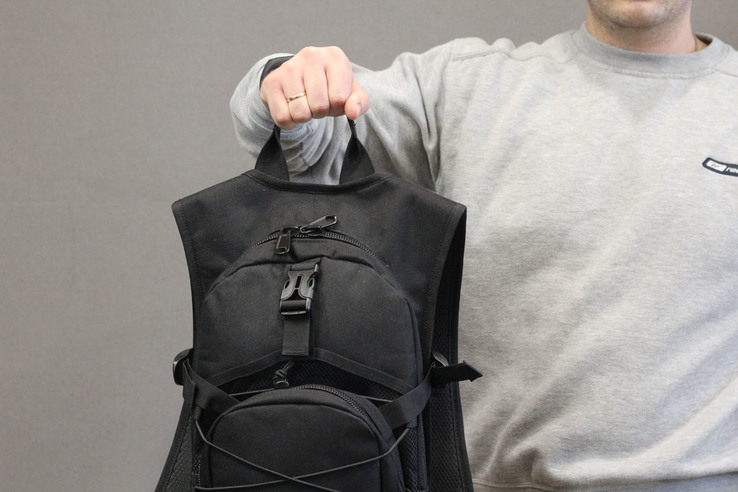 Тактический (городской) рюкзак Oxford 600D с системой M.O.L.L.E Black (303 черный), фото №6