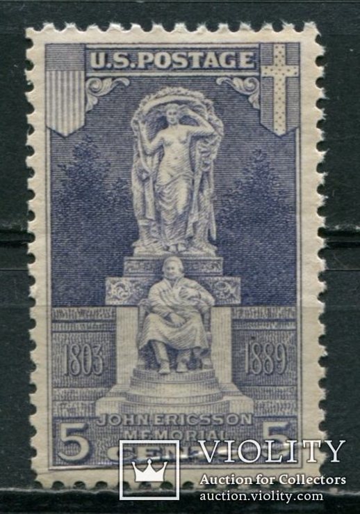 1926 США Статуя Джона Эрикссона 5 С, фото №2