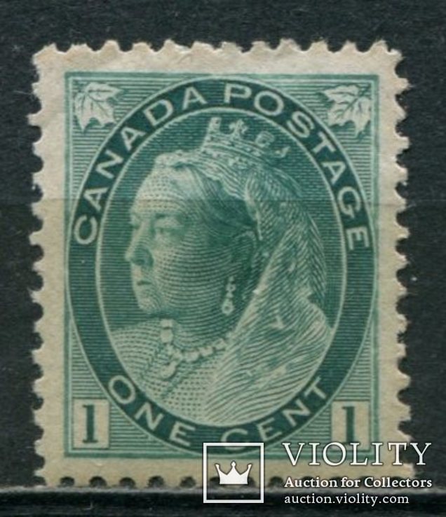 Канада 1898 Королева Виктория - номинал в нижних углах 1С, фото №2