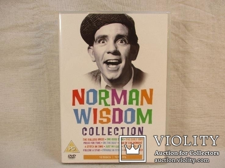 Подборка 12 фильмов на 12 DVD дисках с фильмами Нормана Уиздома (на англ.)