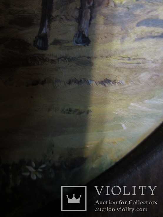 178.  Старинные авторские картины "Времена года", маслом по дереву, Германия, фото №12
