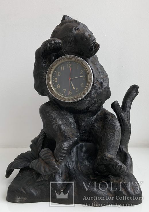 Каминные часы "Медведь" Касли.