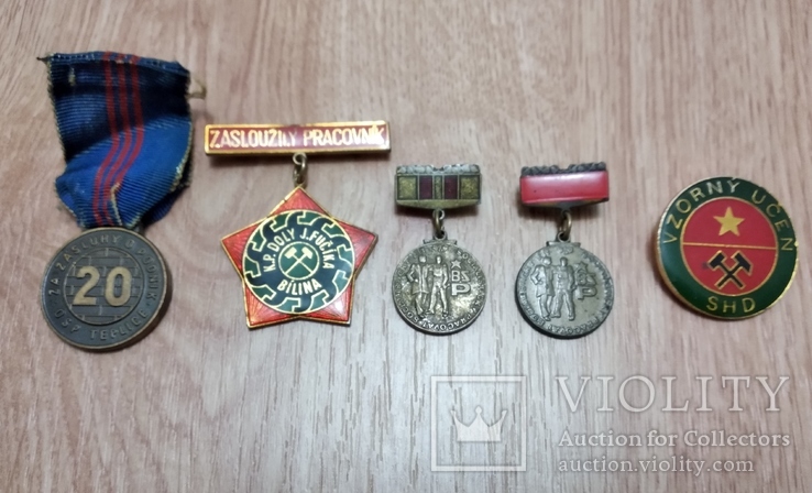 Медали, значки. Чехословакия