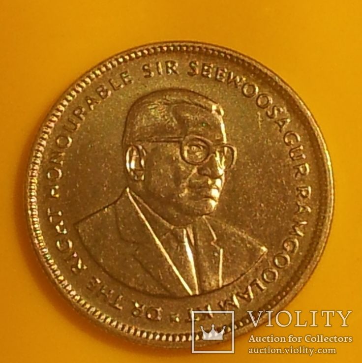 Маврикій 20 центів, 1990, фото №3