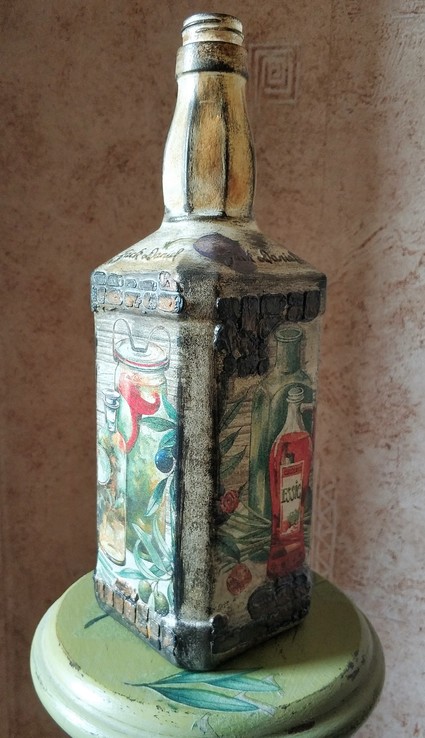 Бутылка с декором Vine, фото №2