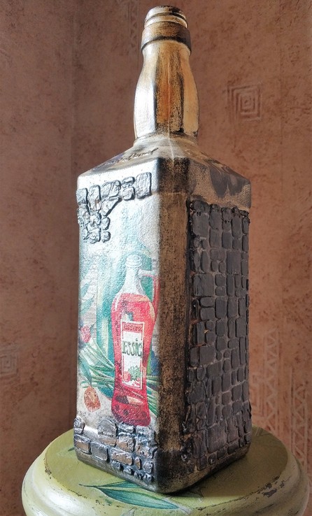 Бутылка с декором Vine, фото №3