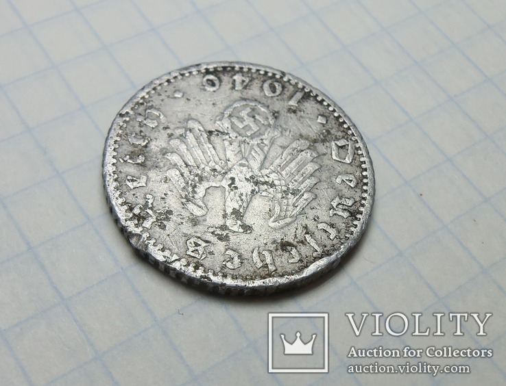 Германия.Монета 50 пфеннигов 1940 ,,А,,, фото №5