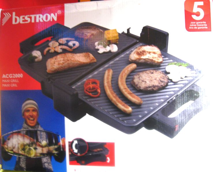 Гриль барбекю контактный электрический BESTRON Maxi Grill из Германии новый, photo number 5