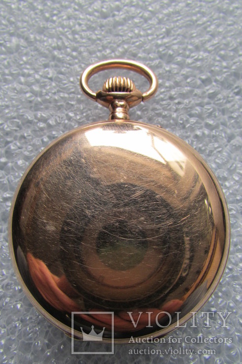 Часы золотые карманные Павел Буре . 1901 г. 95 грамм ., фото №4