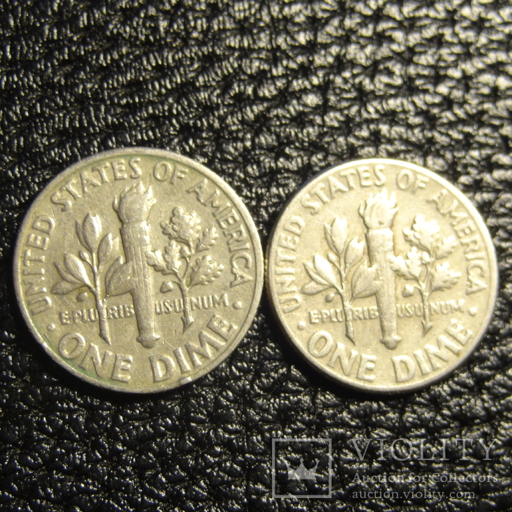 10 центів США 1970 (два різновиди), фото №3