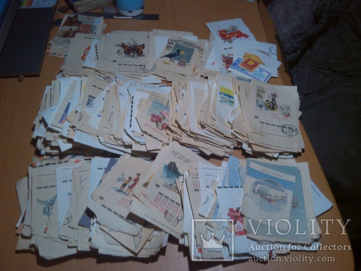 1000 шт вырезок с конвертов СССР разных годов, фото №3
