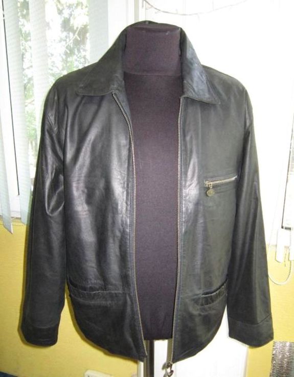 Оригинальная мужская куртка CHEVRO. 100% кожа. Лот 222, фото №3