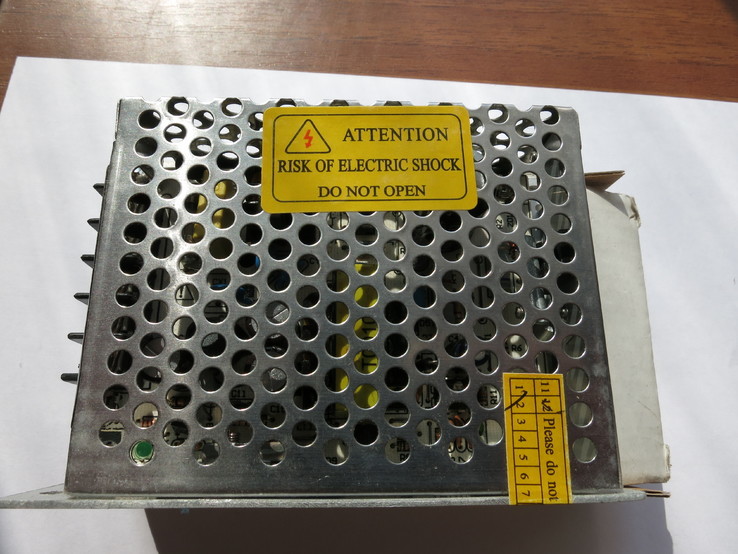 Блок питания (Трансформатор) для светодиодных лент 12V 25W, photo number 2