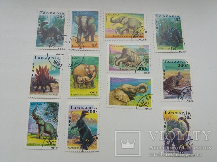Набір з 12 марок Танзанія