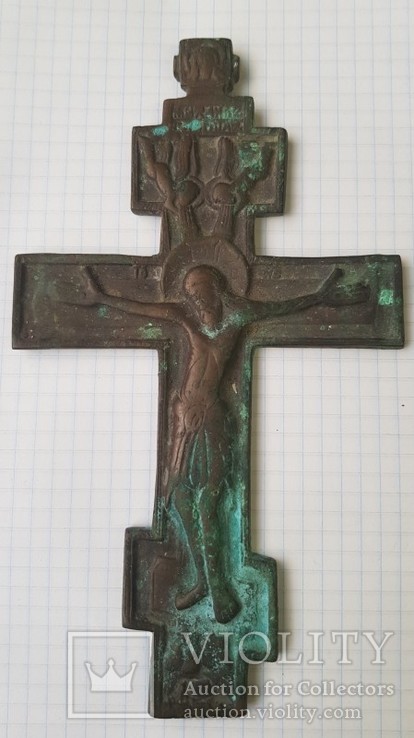 Крест Распятие Медный, фото №4