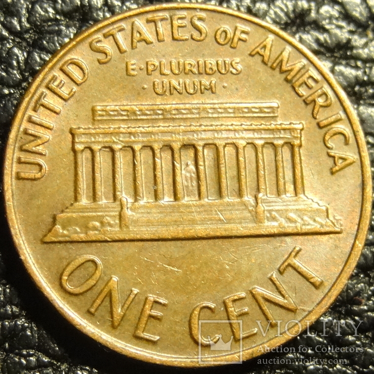 1 цент США 1969 D, фото №3