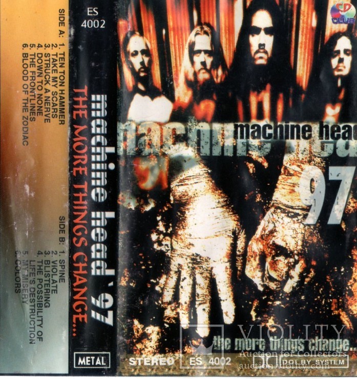 Machine Head (The More Things Change) 1997. (AU). Кассета. Euro Star, фото №4