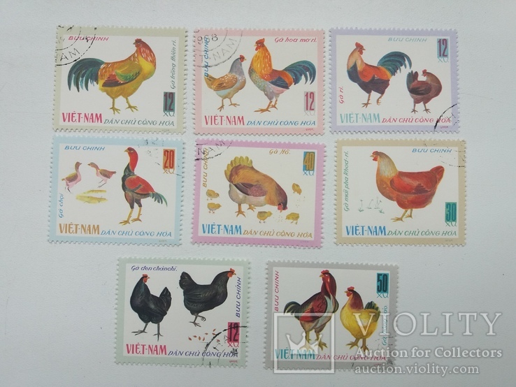 Набір з 8 марок Ветнам