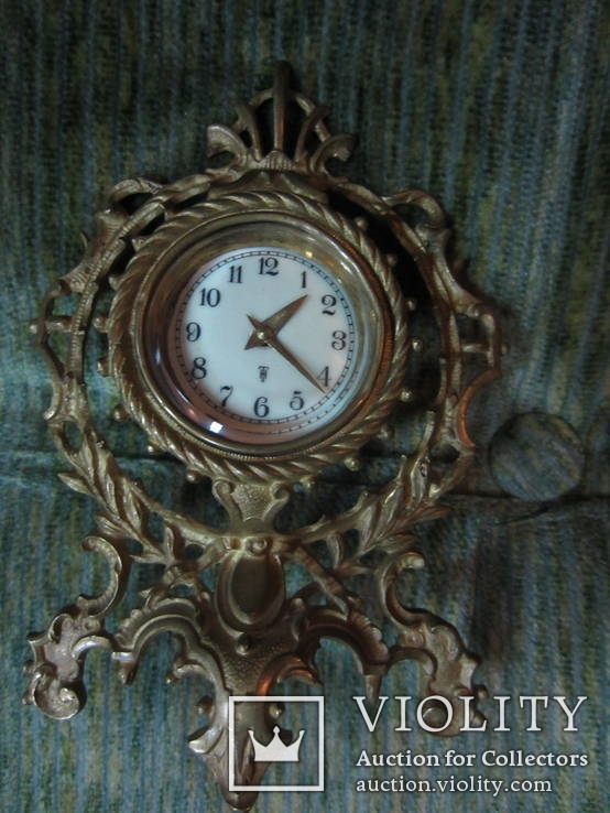  Каминные часы Виктория, ХIХ век. бронза, Франция, фото №9
