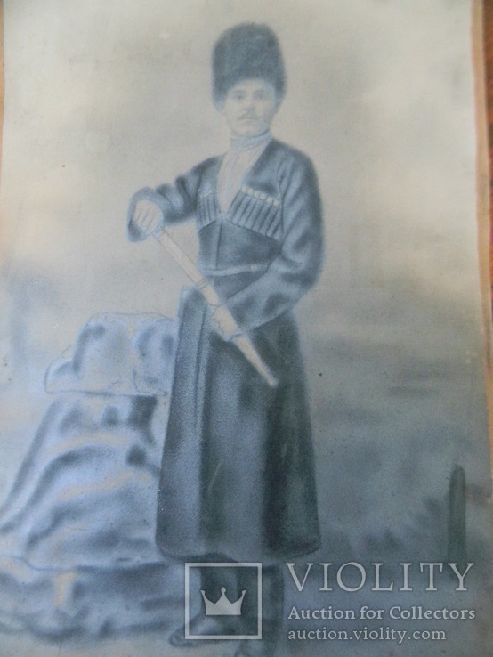 Портрет молодого человека с кинжалом--1912г А.Маренков, фото №3