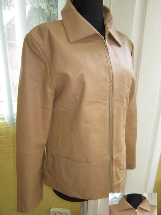 Оригинальная женская кожаная куртка JOY. Италия. Лот 230, фото №2