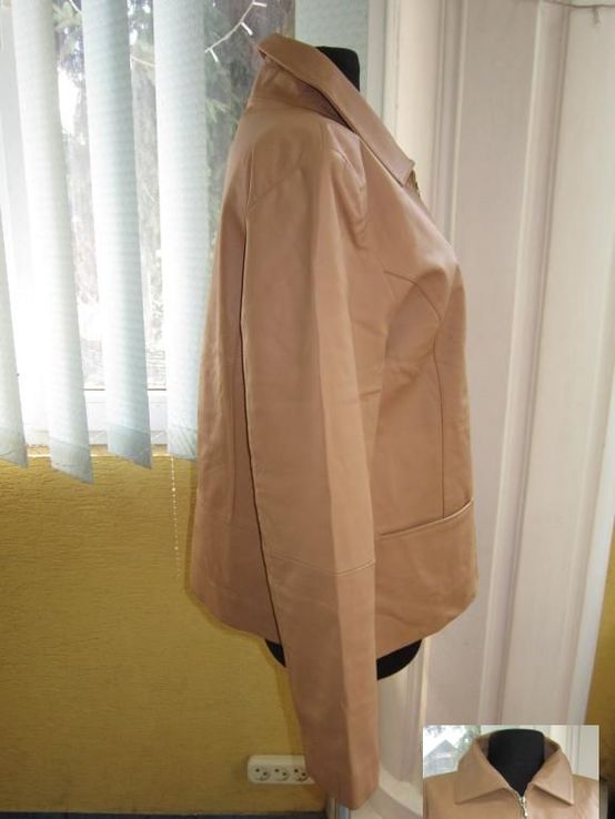 Оригинальная женская кожаная куртка JOY. Италия. Лот 230, фото №7