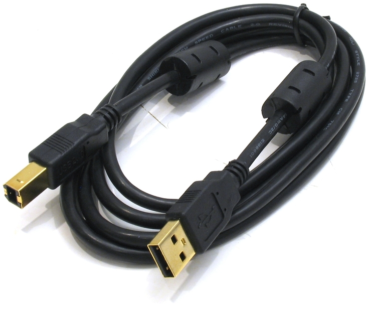 Кабель USB A - USB B б/у (лот 10 штук), фото №3