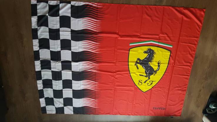 Oригинальный большой флаг Ferrari 195х145см., фото №2