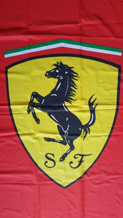 Oригинальный большой флаг Ferrari 195х145см., фото №5