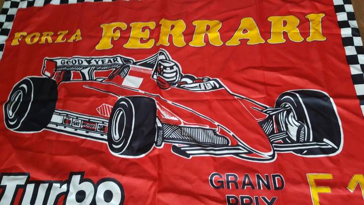 Флаг Ferrari Grand Prix F1 130x95см., numer zdjęcia 3