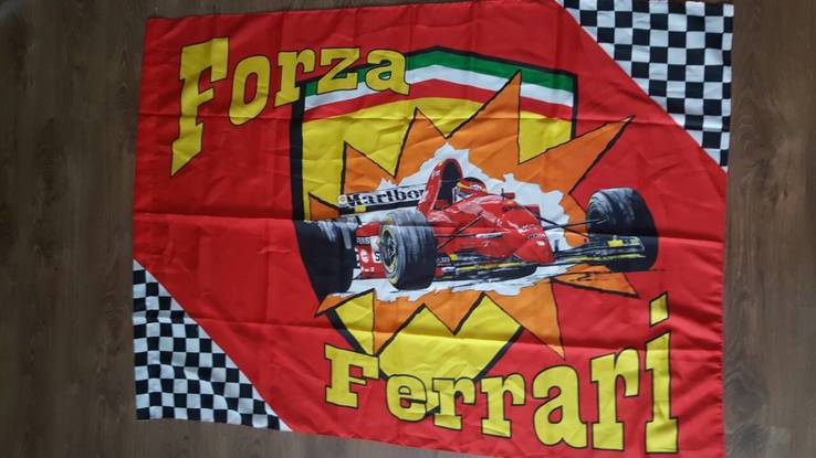 Флаг Ferrari Forza 130x95см., фото №2
